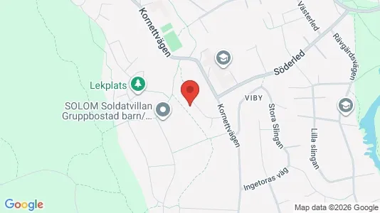Lägenheter att hyra i Sollentuna - kort over placeringen