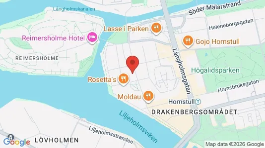 Lägenheter att hyra i Södermalm - kort over placeringen