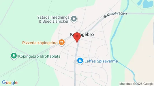 Lägenheter att hyra i Ystad - kort over placeringen