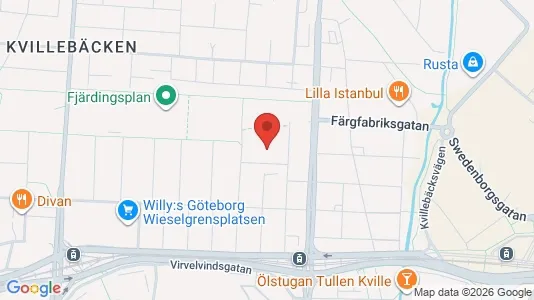 Lägenheter att hyra i Lundby - kort over placeringen