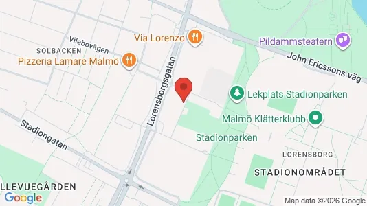 Lägenheter att hyra i Malmö Centrum - kort over placeringen