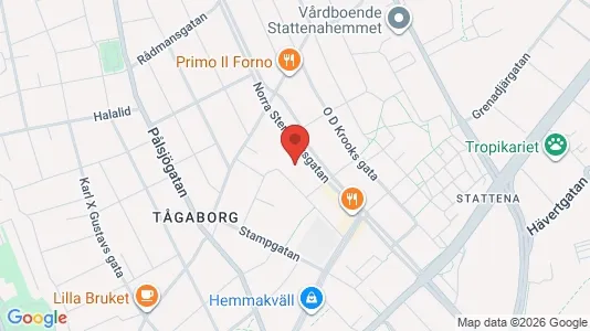 Lägenheter att hyra i Helsingborg - kort over placeringen