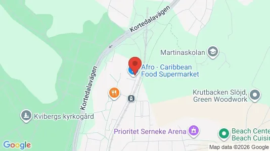 Lägenheter att hyra i Göteborg Östra - kort over placeringen