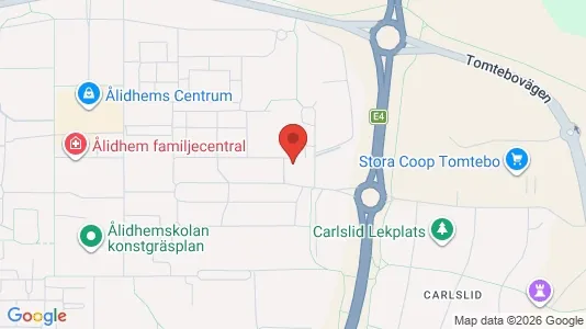 Lägenheter att hyra i Umeå - kort over placeringen