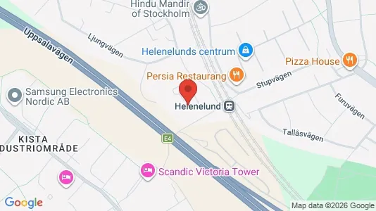 Lägenheter att hyra i Sollentuna - kort over placeringen