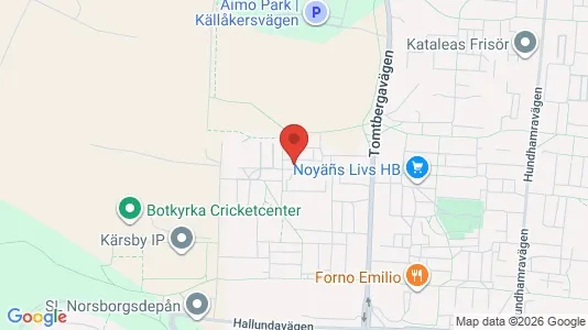 Lägenheter att hyra i Botkyrka - kort over placeringen
