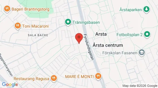 Lägenheter att hyra i Sala - kort over placeringen