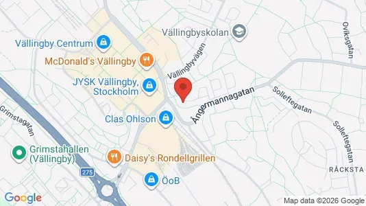Lägenheter att hyra i Västerort - kort over placeringen