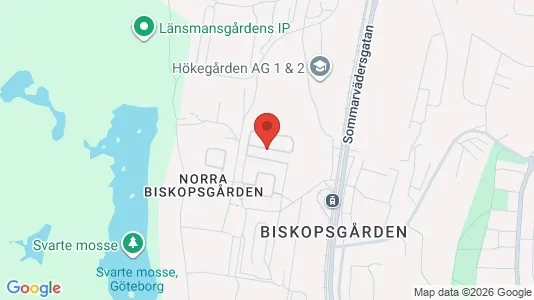 Lägenheter att hyra i Västra hisingen - kort over placeringen