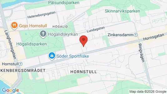 Lägenheter att hyra i Södermalm - kort over placeringen