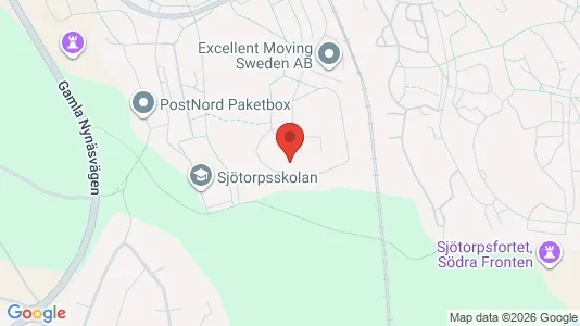 Lägenheter att hyra i Huddinge - kort over placeringen