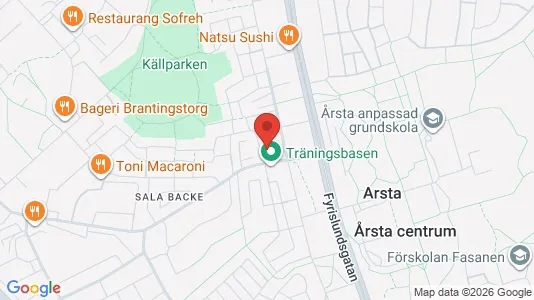 Lägenheter att hyra i Uppsala - kort over placeringen