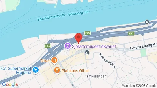 Lägenheter att hyra i Majorna-Linné - kort over placeringen