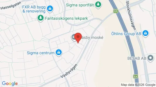 Lägenheter att hyra i Upplands Väsby - kort over placeringen