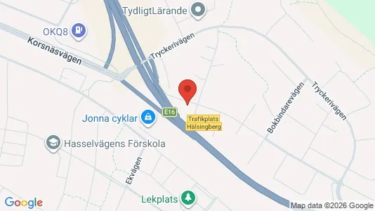 Lägenheter att hyra i Falun - kort over placeringen