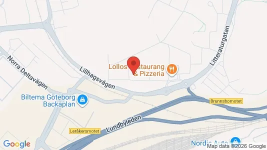 Lägenheter att hyra i Norra hisingen - kort over placeringen