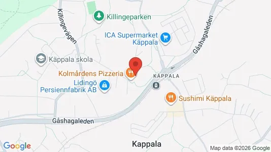 Lägenheter att hyra i Lidingö - kort over placeringen
