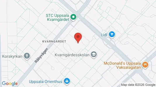 Lägenheter att hyra i Uppsala - kort over placeringen