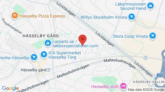 Lägenheter att hyra i Västerort - kort over placeringen