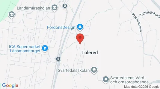 Lägenheter att hyra i Västra hisingen - kort over placeringen