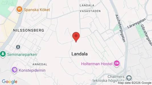 Lägenheter att hyra i Göteborg Centrum - kort over placeringen