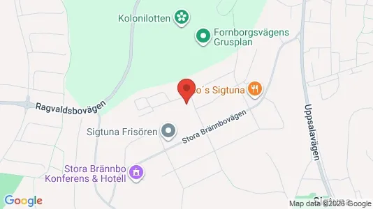 Lägenheter att hyra i Sigtuna - kort over placeringen