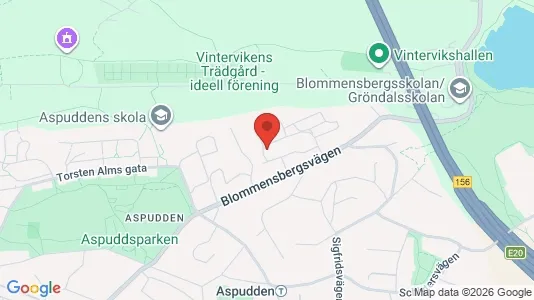 Lägenheter att hyra i Söderort - kort over placeringen