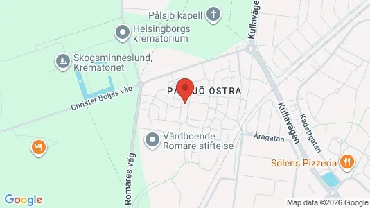 Lägenheter att hyra i Helsingborg - kort over placeringen