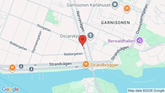 Lägenheter att hyra i Östermalm - kort over placeringen