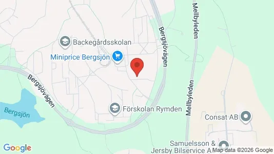 Lägenheter att hyra i Göteborg Östra - kort over placeringen