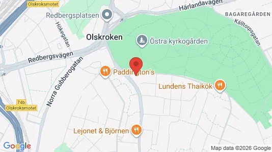 Lägenheter att hyra i Örgryte-Härlanda - kort over placeringen