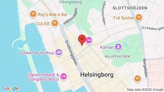 Lägenheter att hyra i Helsingborg - kort over placeringen