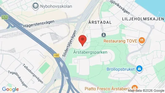 Lägenheter att hyra i Södermalm - kort over placeringen