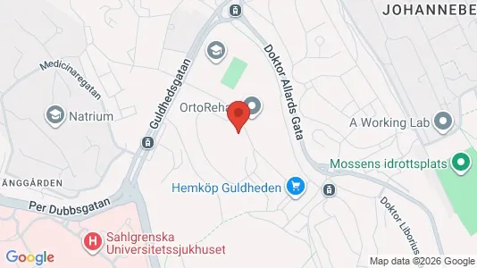 Lägenheter att hyra i Göteborg Centrum - kort over placeringen