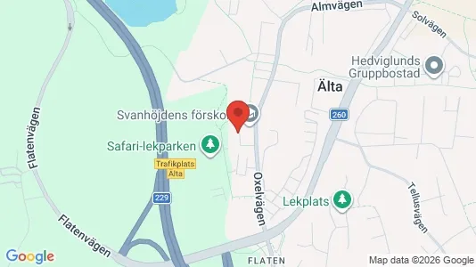 Lägenheter att hyra i Nacka - kort over placeringen