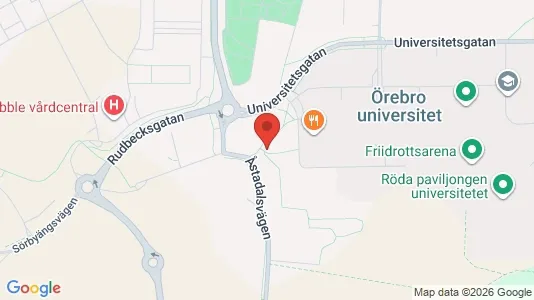 Lägenheter att hyra i Örebro - kort over placeringen