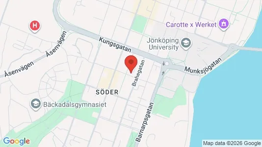 Lägenheter att hyra i Jönköping - kort over placeringen