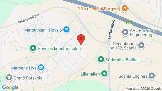 Lägenheter att hyra i Södertälje - kort over placeringen