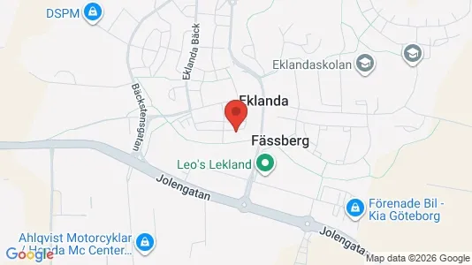 Lägenheter att hyra i Mölndal - kort over placeringen