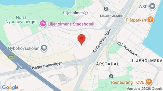 Lägenheter att hyra i Södermalm - kort over placeringen