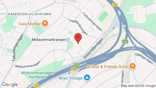 Lägenheter att hyra i Söderort - kort over placeringen