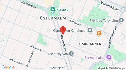 Lägenheter att hyra i Östermalm - kort over placeringen