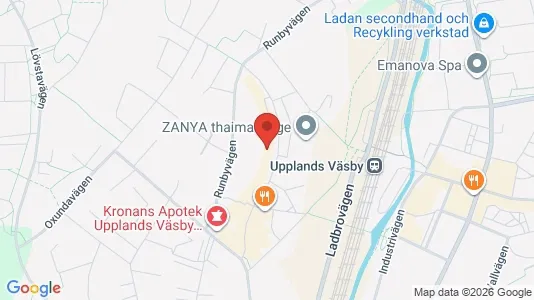 Lägenheter att hyra i Upplands Väsby - kort over placeringen