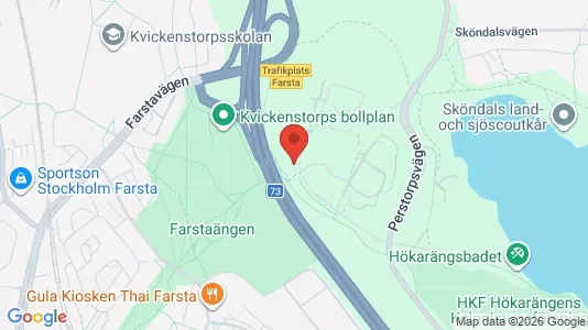 Lägenheter att hyra i Huddinge - kort over placeringen