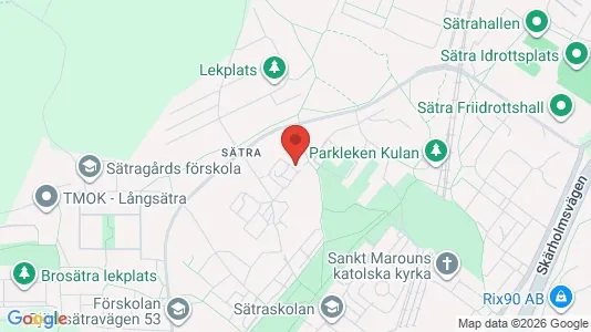 Lägenheter att hyra i Söderort - kort over placeringen
