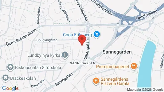Lägenheter att hyra i Västra hisingen - kort over placeringen