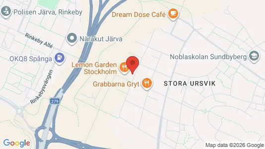 Lägenheter att hyra i Sundbyberg - kort over placeringen