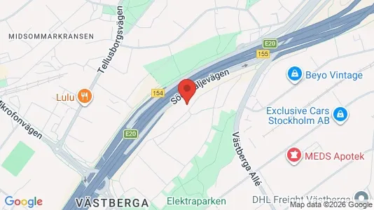 Lägenheter att hyra i Söderort - kort over placeringen