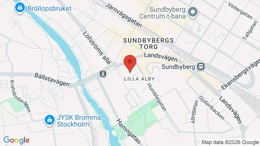 Lägenheter att hyra i Sundbyberg - kort over placeringen