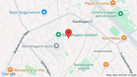 Lägenheter att hyra i Söderort - kort over placeringen